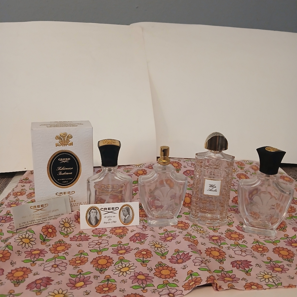 CREED empty bottles